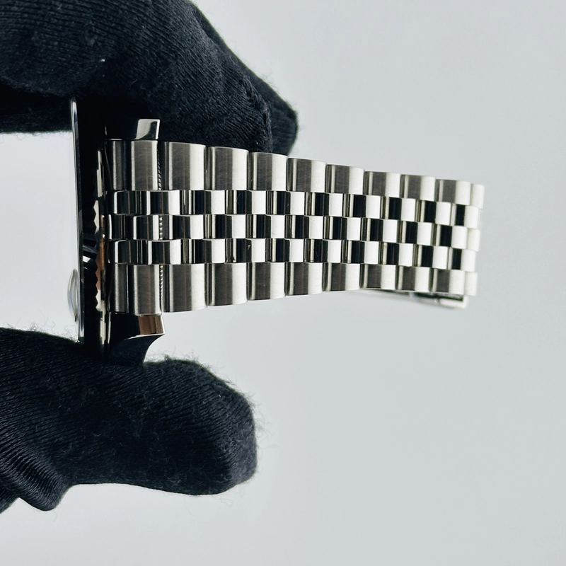 Rolex Datejust Dark Rhodium Diamond Dial on D Link Jubilee Bracelet Ref. 126334 Card 2024 view 4