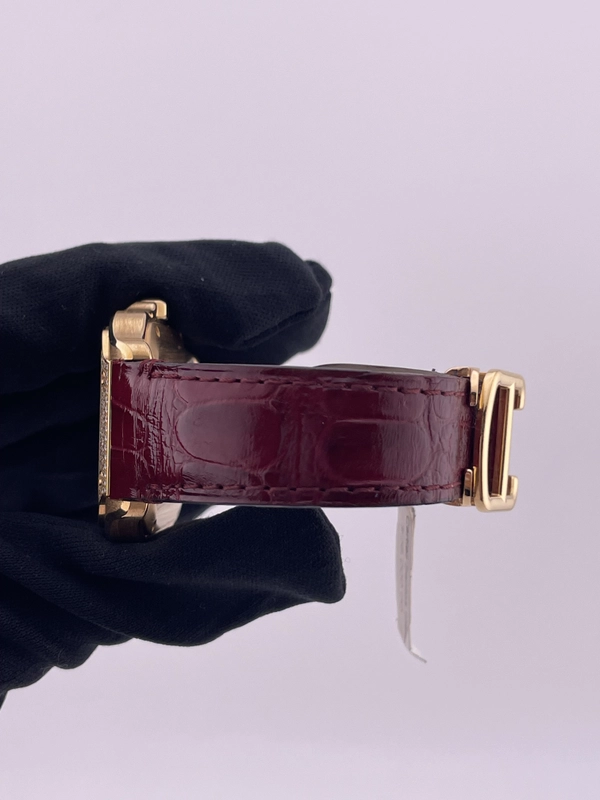 Cartier Santos de Cartier Silver Dial on Leather Strap Ref. WJSA0008 Card 2021 view 4