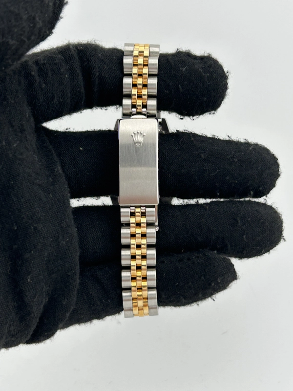 Rolex Datejust Lady Champagne Stick Dial on 2 Tone Jubilee D Link Bracelet Ref. 69173 2020 view 4