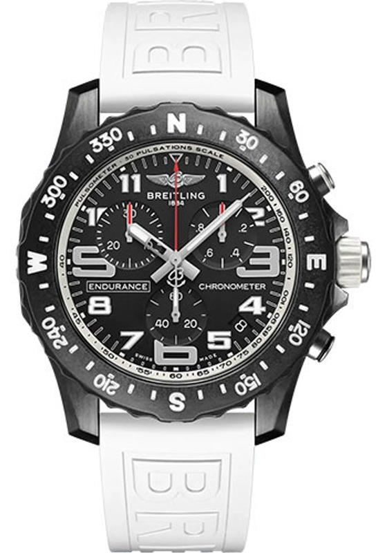 Breitling Endurance Pro Black Dial on Black Rubber Strap Ref. X82310A71B1S1 Complete 2025