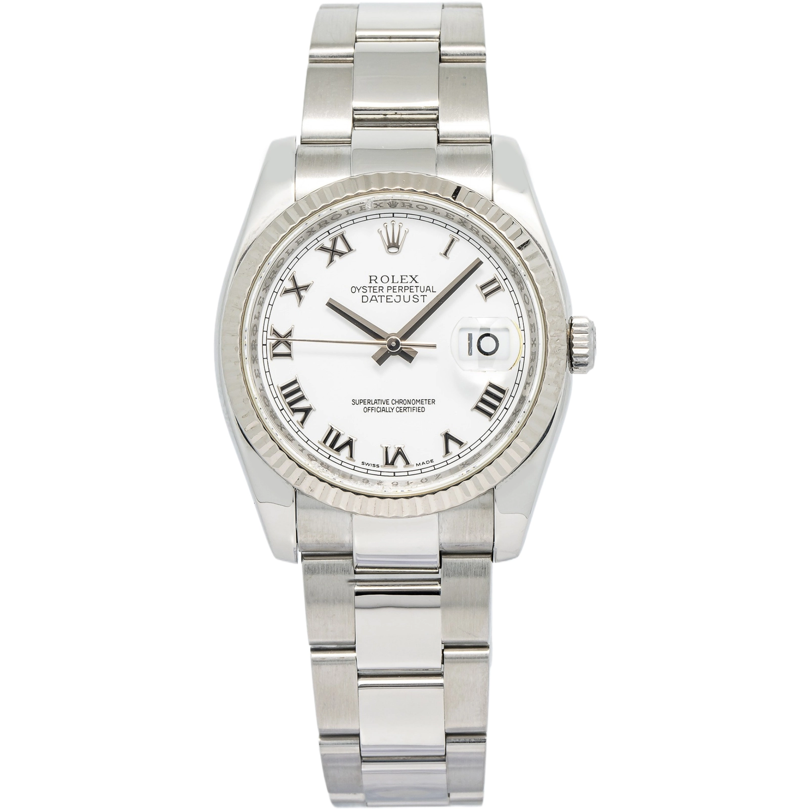 Rolex Datejust 116234 Oyster Stainless Steel White Dial Automatic 37MM — image 2