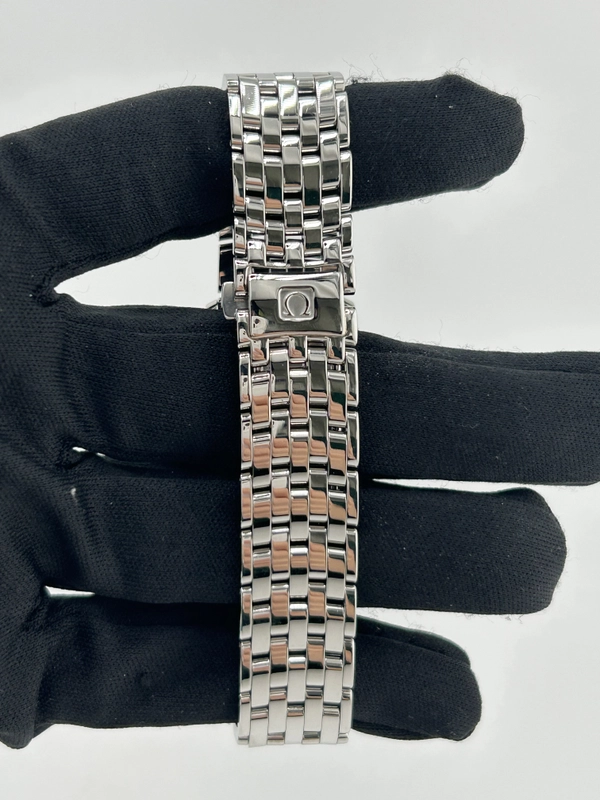 Omega De Ville Prestige Silver Dial on Stainless Steel Bracelet Ref. 4574.31 Card 2012 view 4