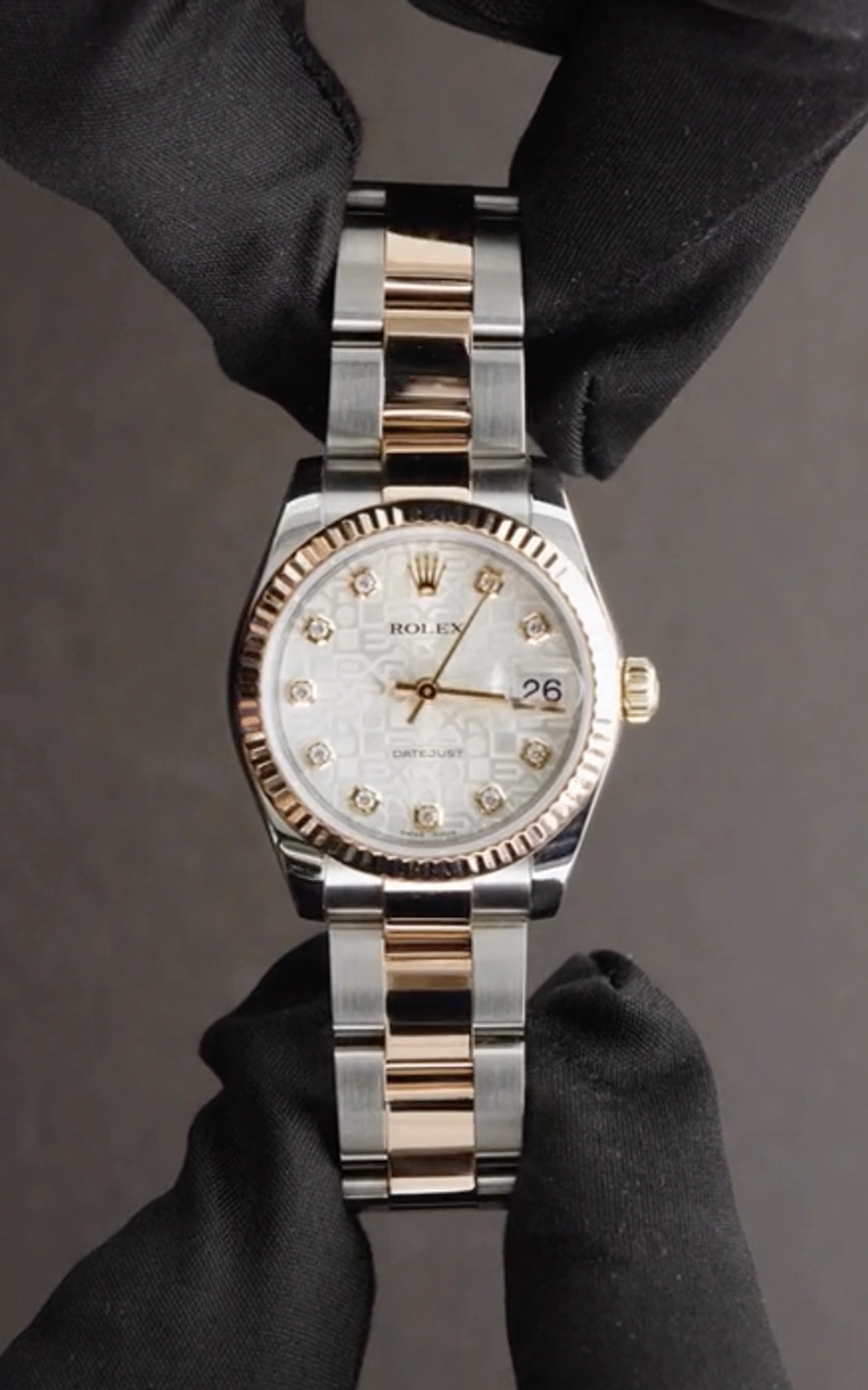 Rolex Silver Jubilee Motif Dial 178271