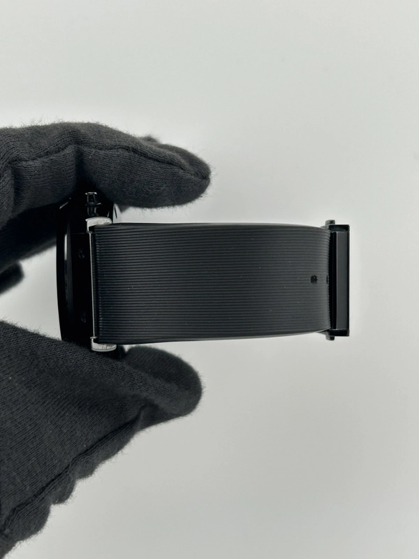 Hublot Classic Fusion Black Magic Black Dial on Rubber Fold Clasp Ref. 521.CM.1171.RX Manuals Only and Box view 5