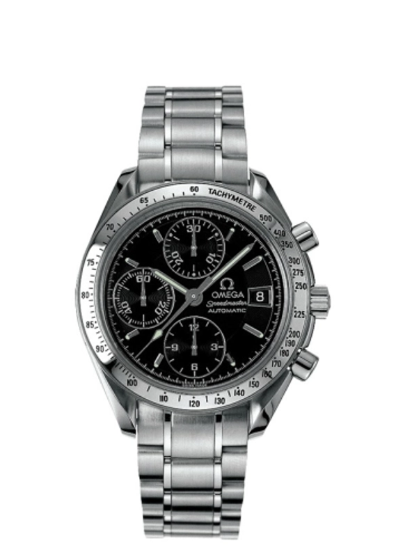 Omega Speedmaster Black Dial on Stainless Steel Bracelet Ref. 3513.5