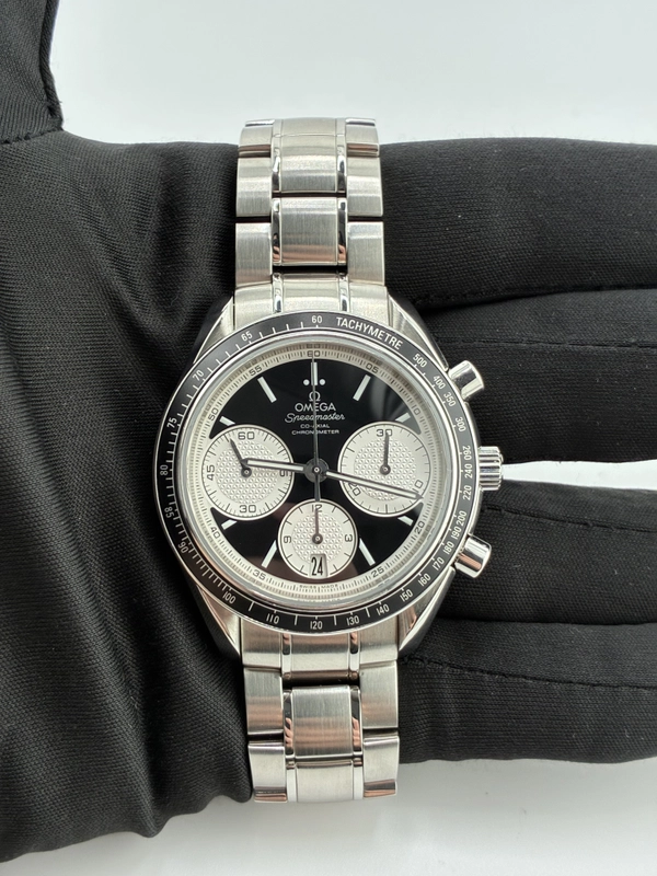 Omega Speedmaster Racing Black Dial on Stainless Steel Bracelet Ref. 326.30.40.50.01.002 Card view 3