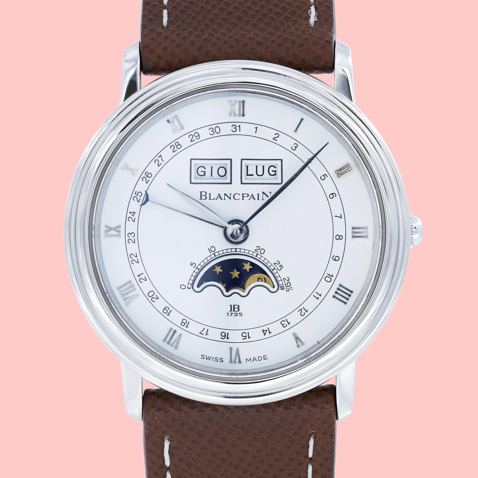 Blancpain Villeret Triple Date Calendar Steel Manual Winding 34mm — image 1