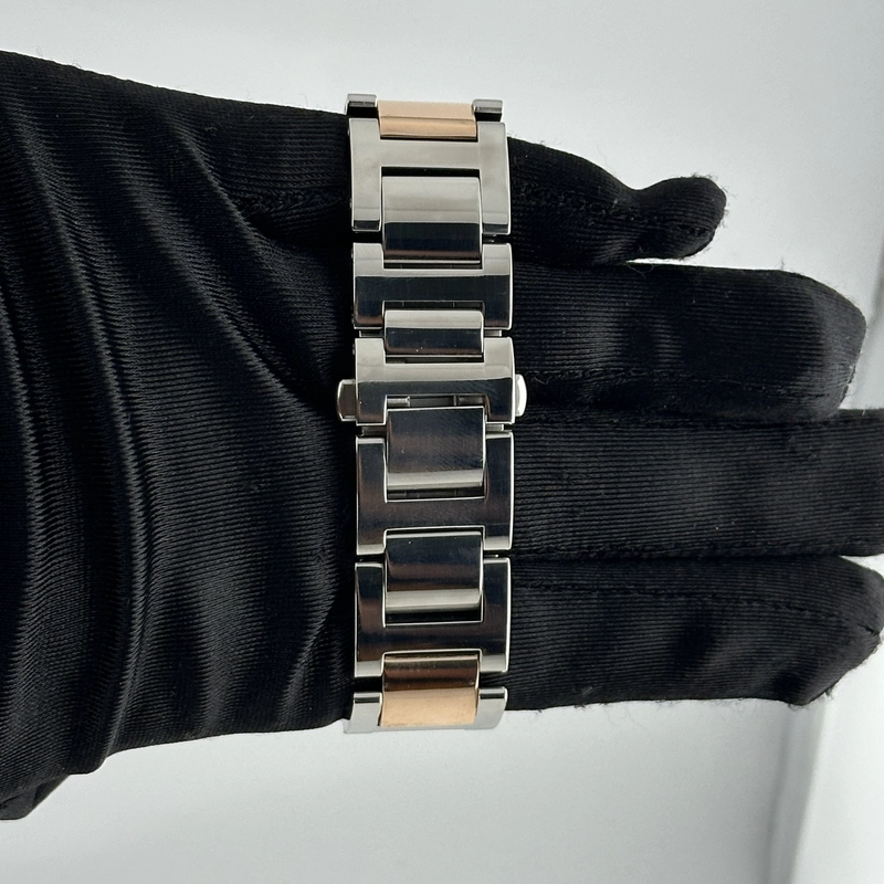 Cartier Ballon Blue Chocolate Brown Guilloche Dial Dial Ref. 3001 view 3