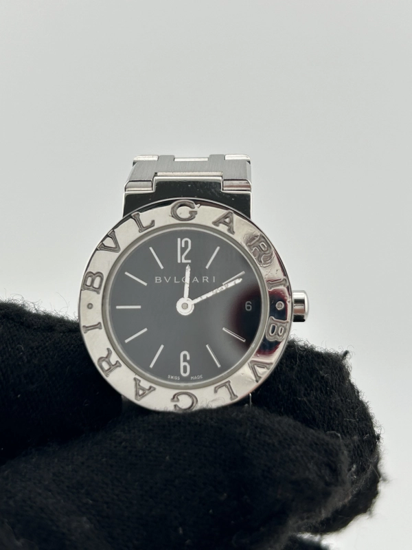 Bvlgari Bvlgari Black Dial on Stainless Steel Bracelet Ref. BB23SS view 3
