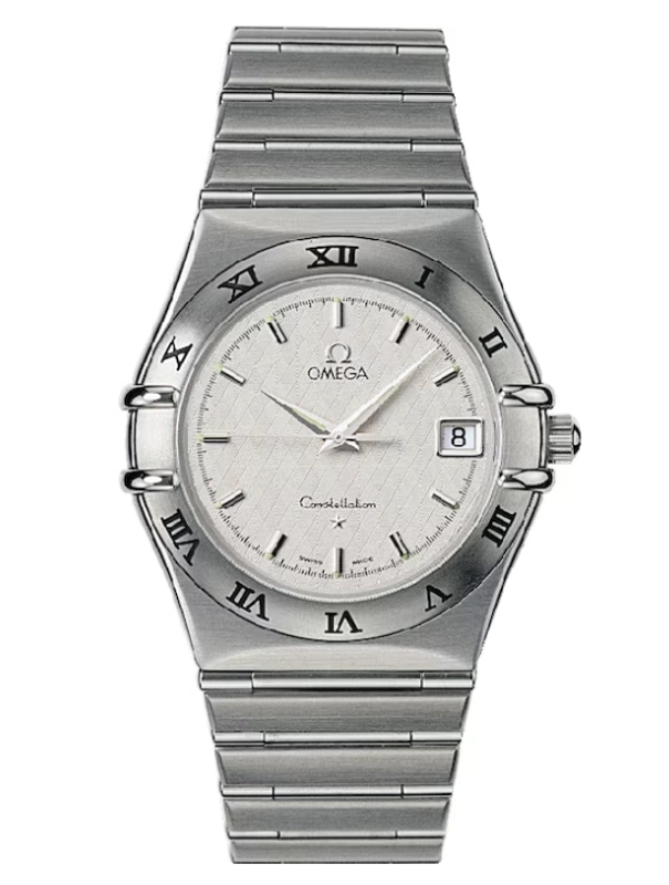 Omega Constellation Off White Dial on Stainless Steel Bracelet Ref. 1512.30.00 Card Open Date