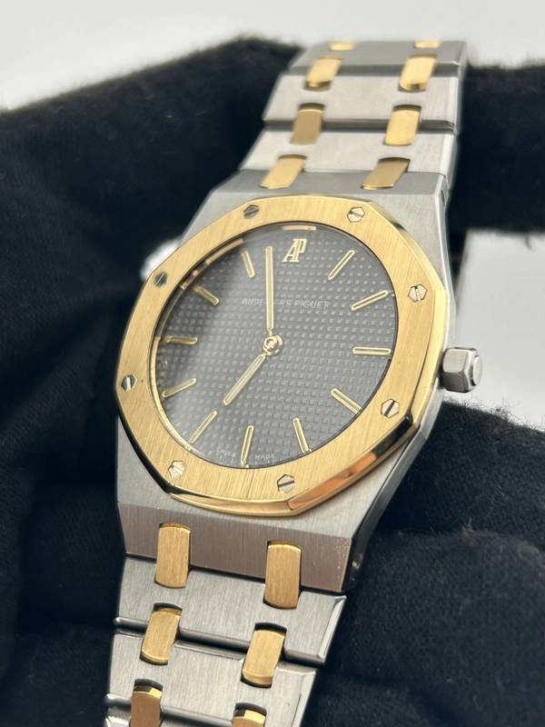 Audemars Piguet Royal Oak Grey Dial on 2 Tone Bracelet Ref. 56303SA view 3