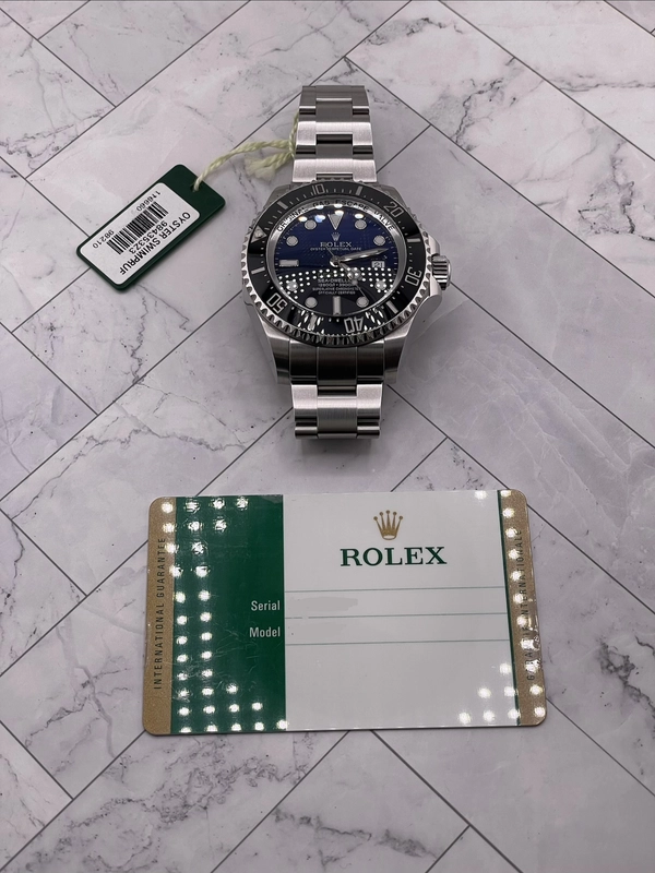 Rolex Sea-Dweller Deepsea James Cameron Dark Blue Dial on Oyster Ref. 116660 Card 2015 view 7