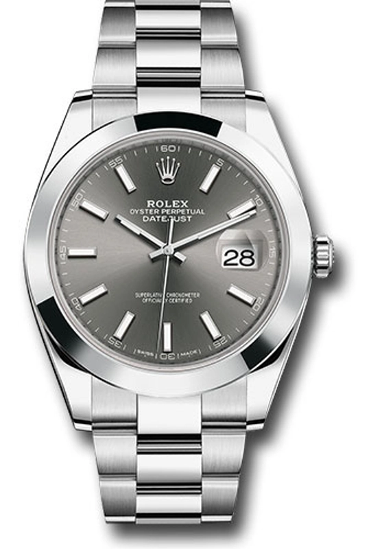 Rolex Datejust Rhodium Dial on Jubilee Ref. 126300 Card 2019