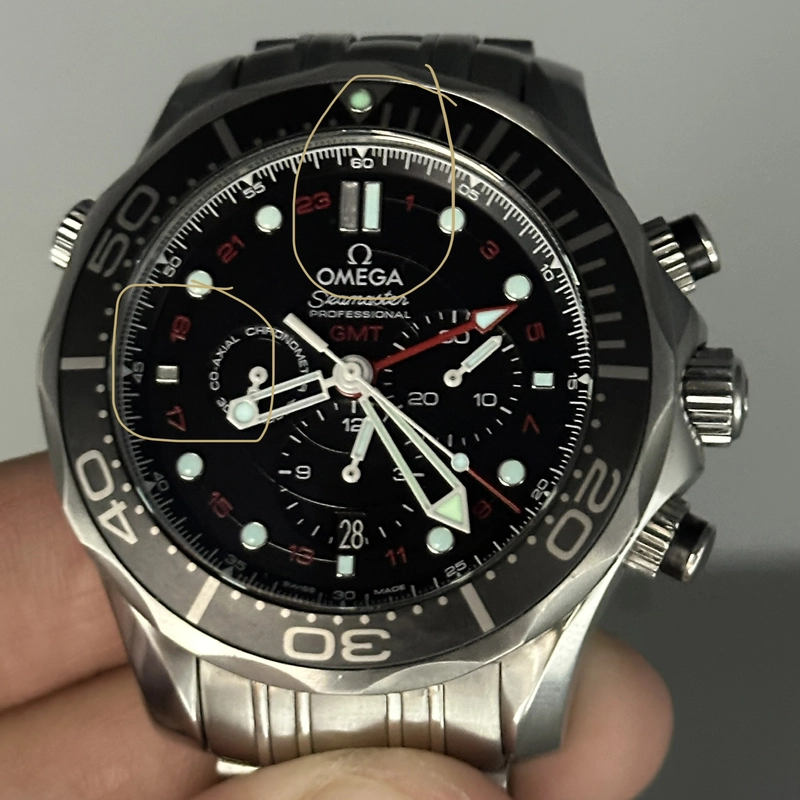 Omega Seamaster Black Arabic Numerals Dial on Stainless Steel Ref. 212.30.44.52.01.001 Complete 2019 view 4