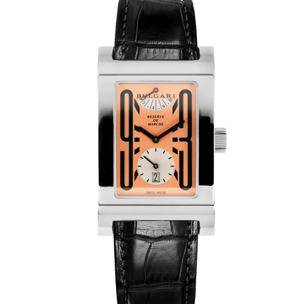 Bvlgari Bvlgari "Rettangolo Reserve de Marche" 8 Days Limited Edition 99pcs in Platinum Rzt49100769