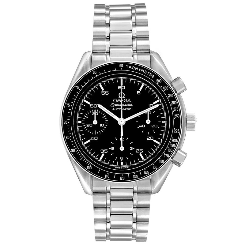 Omega Speedmaster Black Chrono Dial on Stainless Steel Bracelet Ref. 3510.50.00