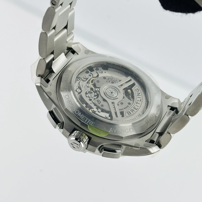Breitling Avenger B01 Chronograph Blue Dial on Stainless Steel Bracelet Ref. AB0147101C1A1 Card 2026 view 7