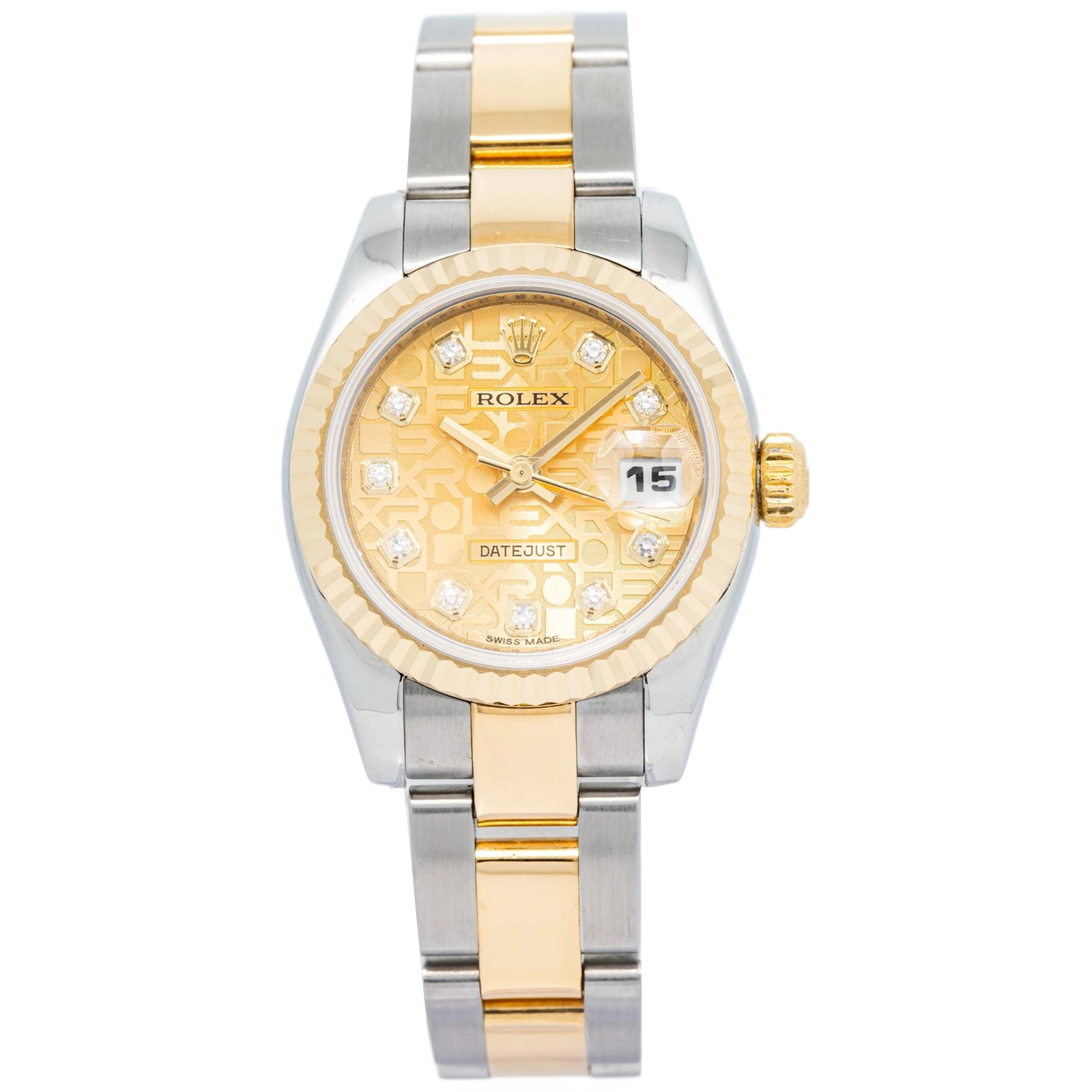 Rolex Datejust 179173 Oyster Yellow Gold Champagne Index Automatic 26mm — image 1
