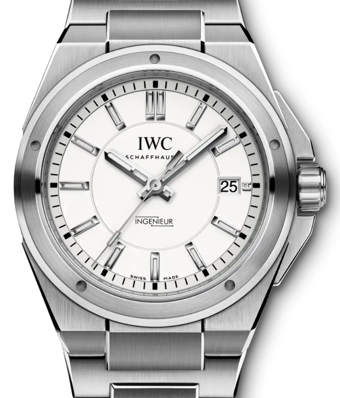 Iwc Ingenieur Silver Dial on Stainless Steel Bracelet Ref. IW323904 Complete 2013