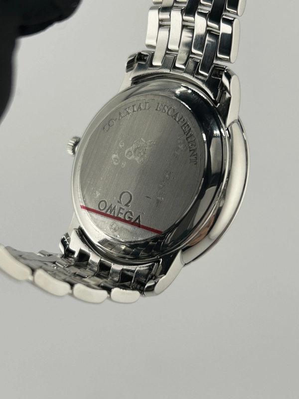 Omega De Ville Prestige Silver Dial on Stainless Steel Bracelet Ref. 4574.31 Card 2012 view 7