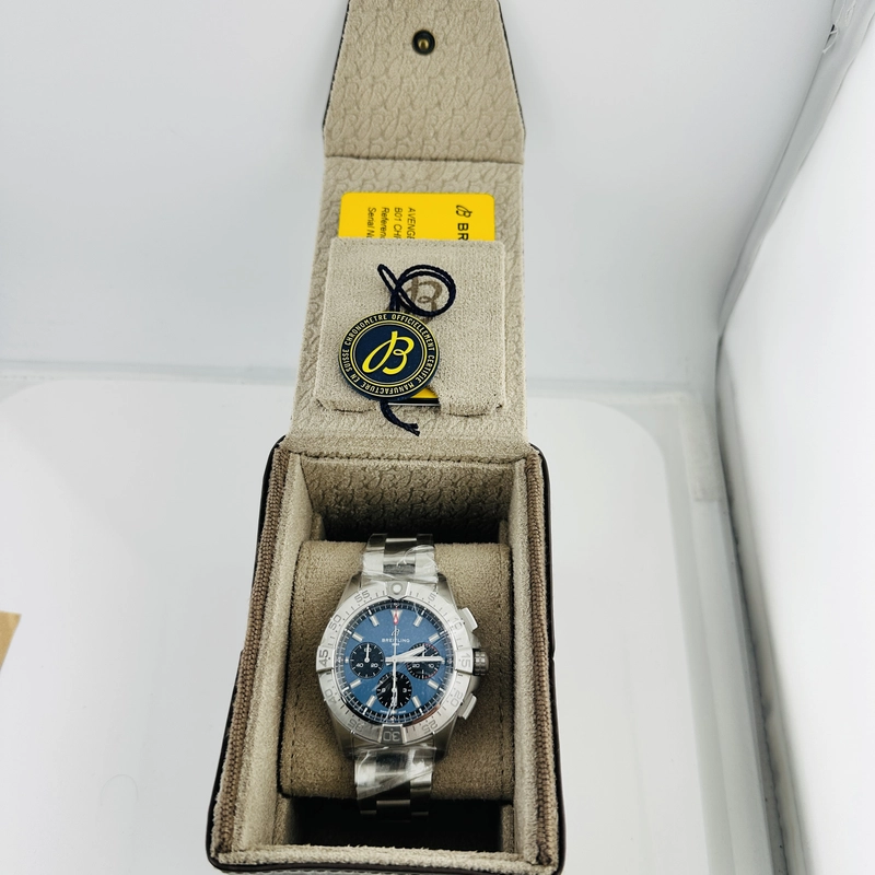 Breitling Avenger B01 Chronograph Blue Dial on Stainless Steel Bracelet Ref. AB0147101C1A1 Card 2026 view 9