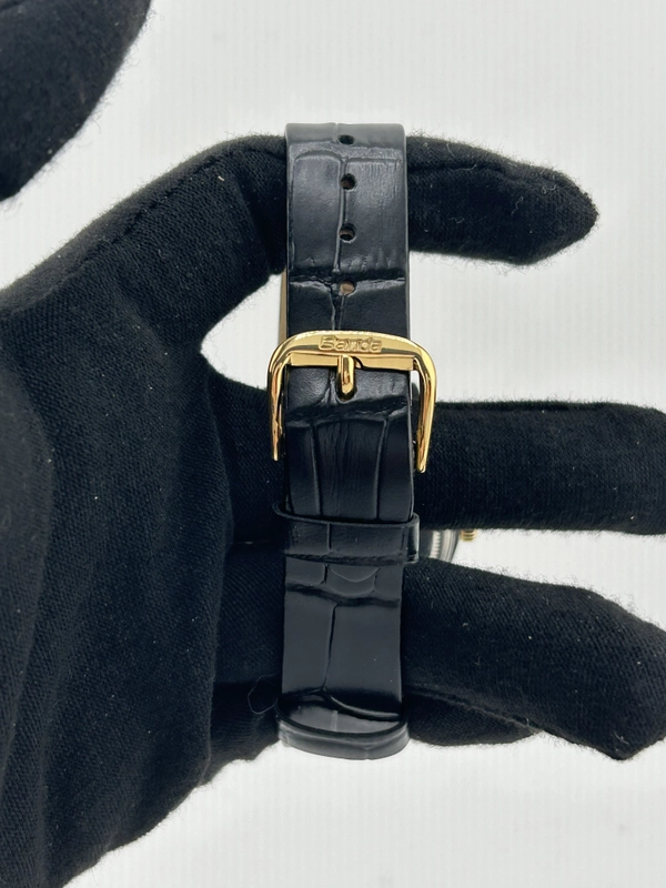 Rolex Datejust 36 Champagne Stick Dial on Generic Black Leather Strap Ref. 16013 1984 view 4