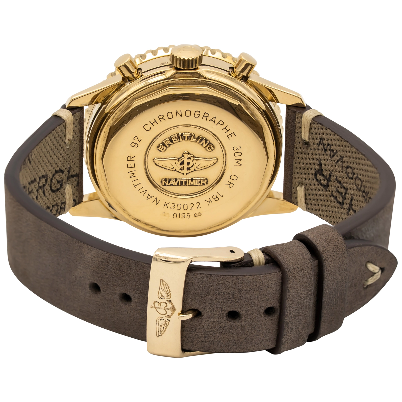 Breitling Navitimer 92 K30022 18K Yellow Gold Automatic 38mm — image 5