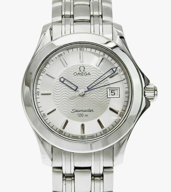 Omega Seamaster Silver Stick Dial on Stainless Steel Bracelet Ref. 2511.31.00 Card 1997