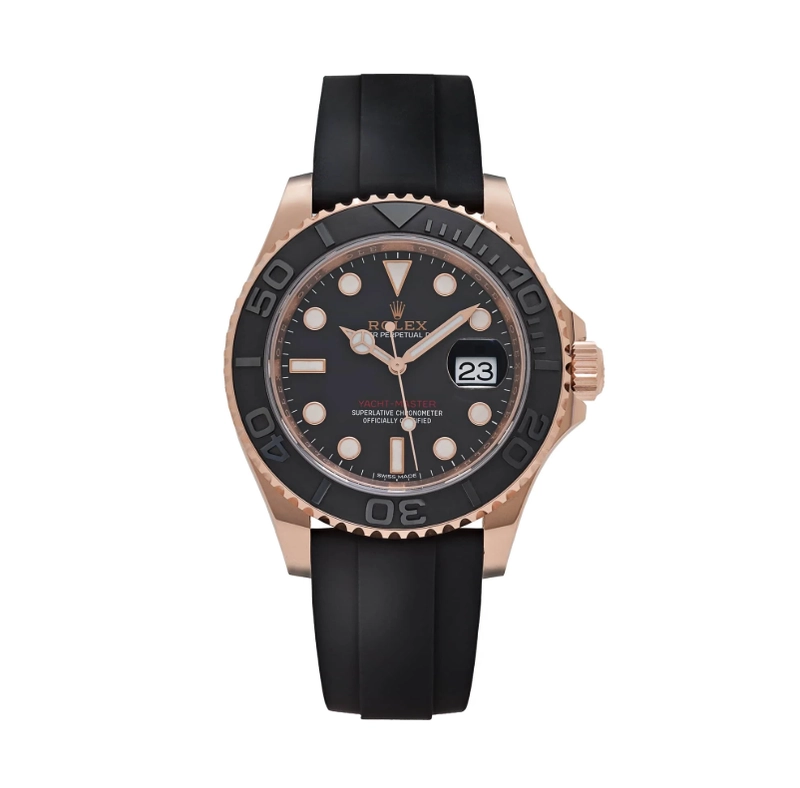 Rolex Yacht-Master Black Dial on Oyster Ref. 116655 Card 2018