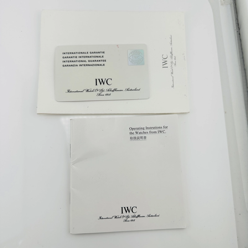 Iwc Da Vinci Chronograph White Dial on Stainless Steel Bracelet Ref. IW373606 Papers 2002 view 7