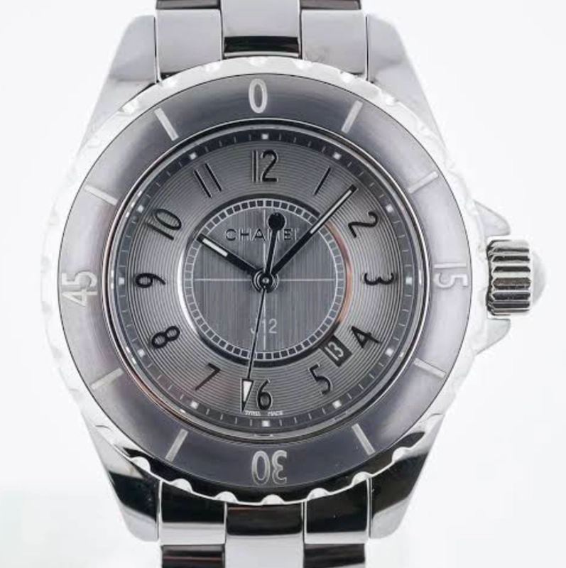 Chanel J12 Chromatic Grey Dial on Ceramic And Titanium Bracelet Ref. H2978