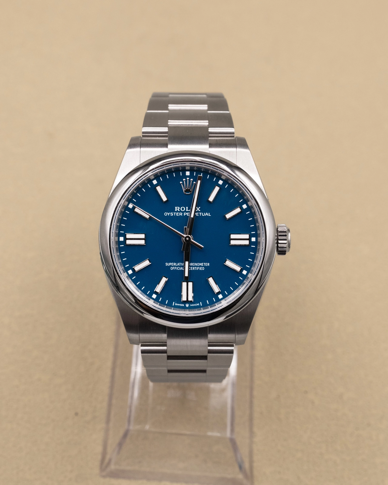 2025 Rolex Med Blue Dial Complete 134300