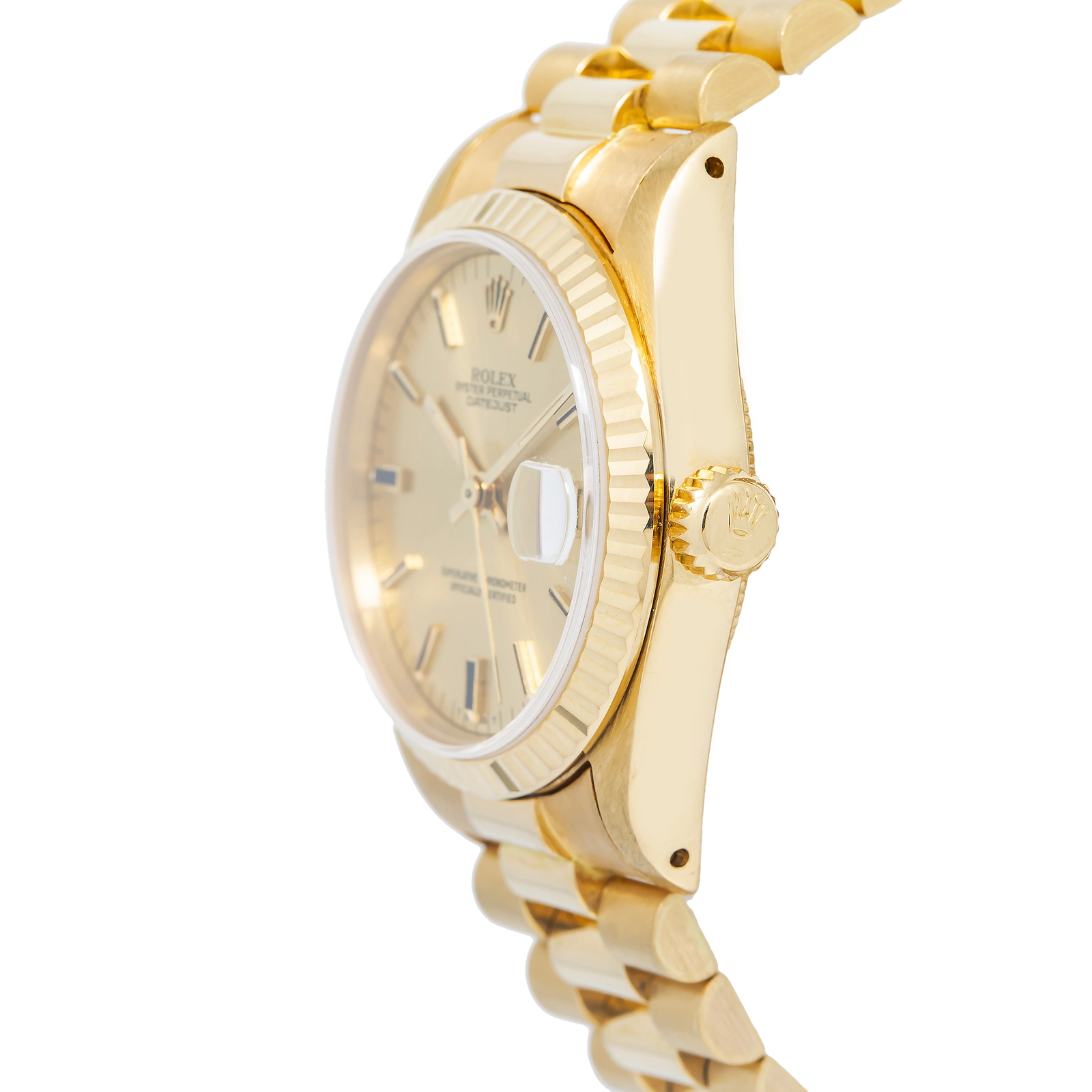 Rolex Datejust 68278 President Yellow Gold Champagne Index 31mm — image 3