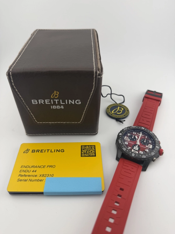 Breitling Endurance Pro Red Dial on Rubber Strap Ref. X823109A1K1S1 Card 2026 view 6