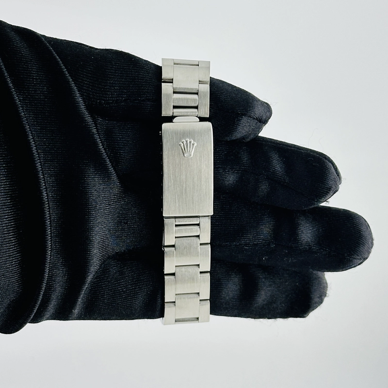 Rolex Oyster Perpetual Black Dial on Oyster Ref. 77080 Papers 2004 view 4