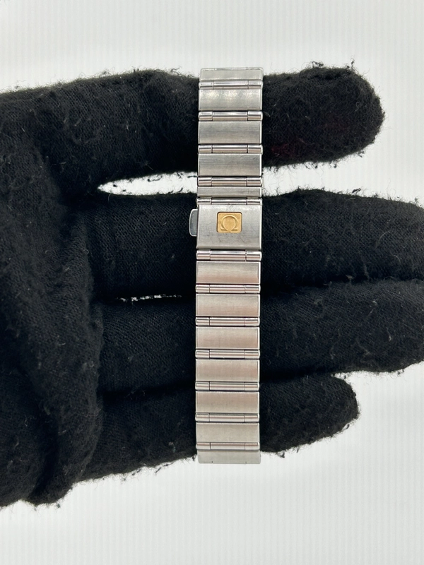 Omega Constellation "Cindy Crawford" Blue Dial on Stainless Steel Bracelet Ref. 1563.85.00 Card 1998 view 4