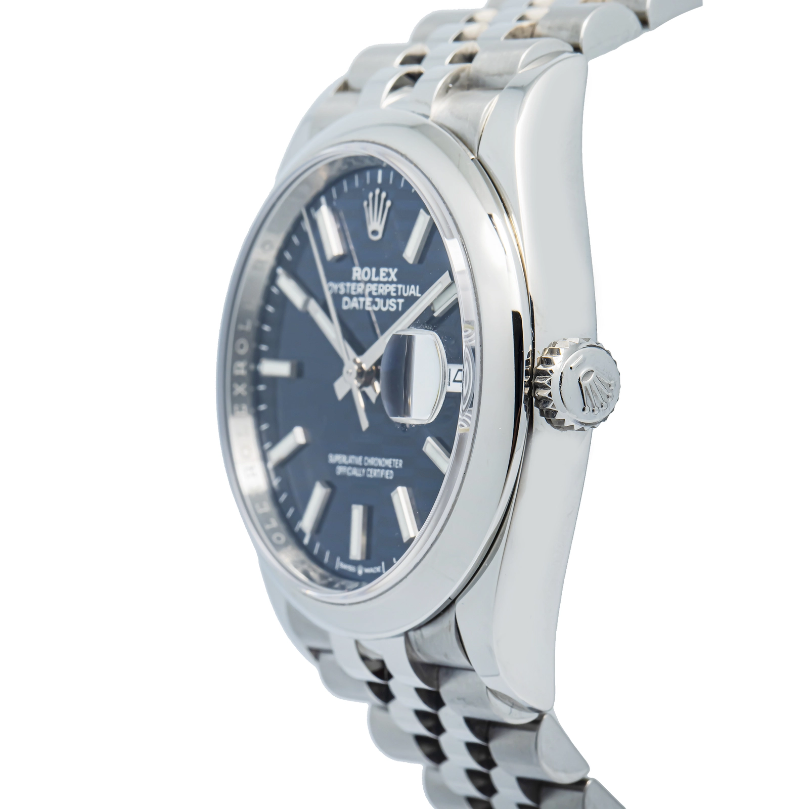 Rolex Datejust 126200 Jubliee Stainless Steel Blue Index Automatic 36mm — image 3