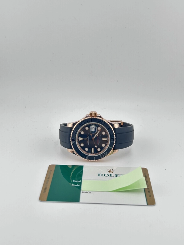 Rolex Yacht-Master Black Dial on Oyster Ref. 116655 Card 2018 view 7