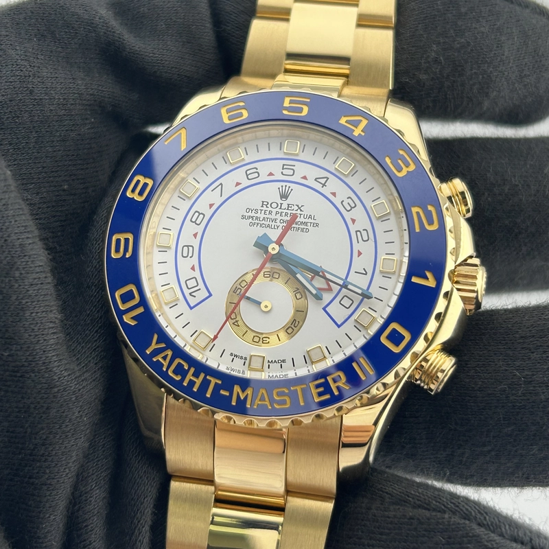 Rolex Yacht-Master II White Dial on Oyster Ref. 116688 Card 2015 view 3