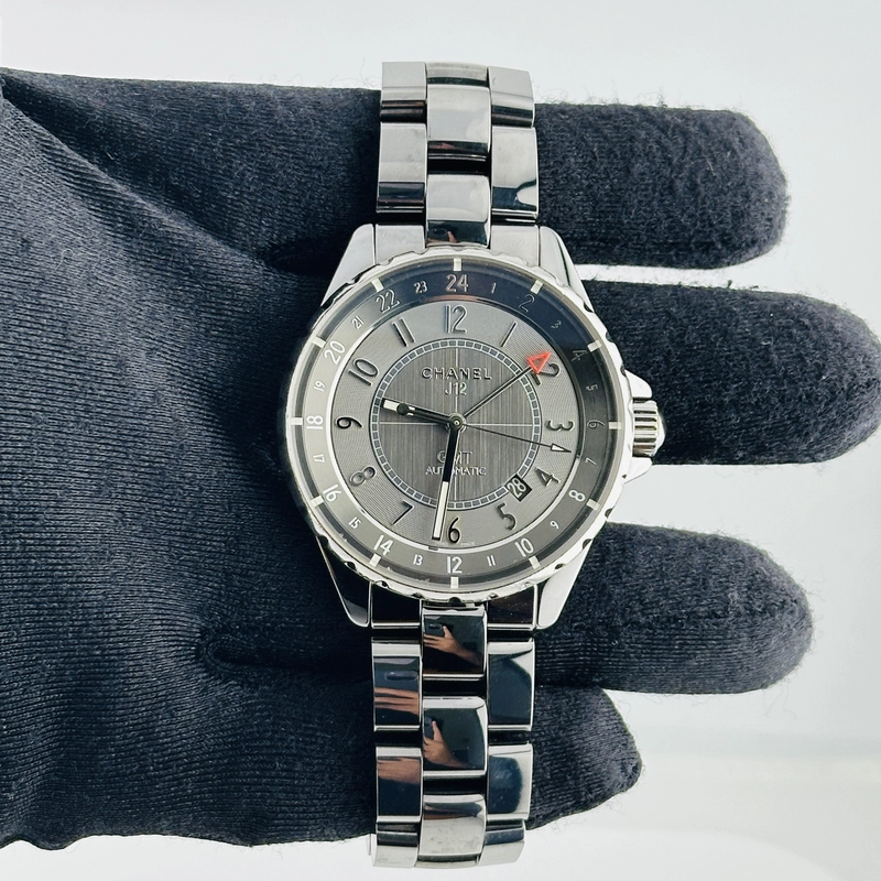 Chanel J12 Gray Dial on Ceramic Bracelet Ref. H3099 view 2