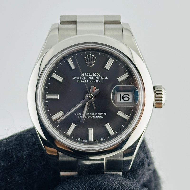 Rolex Datejust Lady Dark Grey Index Dial on Oyster Bracelet Ref. 279160 Card 2021 view 2