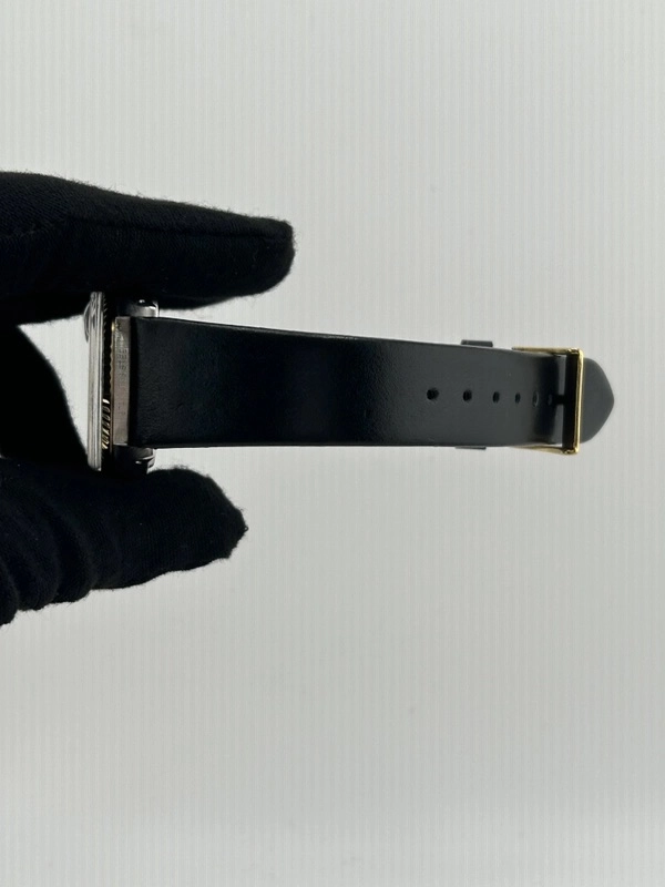 Rolex Datejust 36 Champagne Stick Dial on Generic Black Leather Strap Ref. 16233 1996 view 4