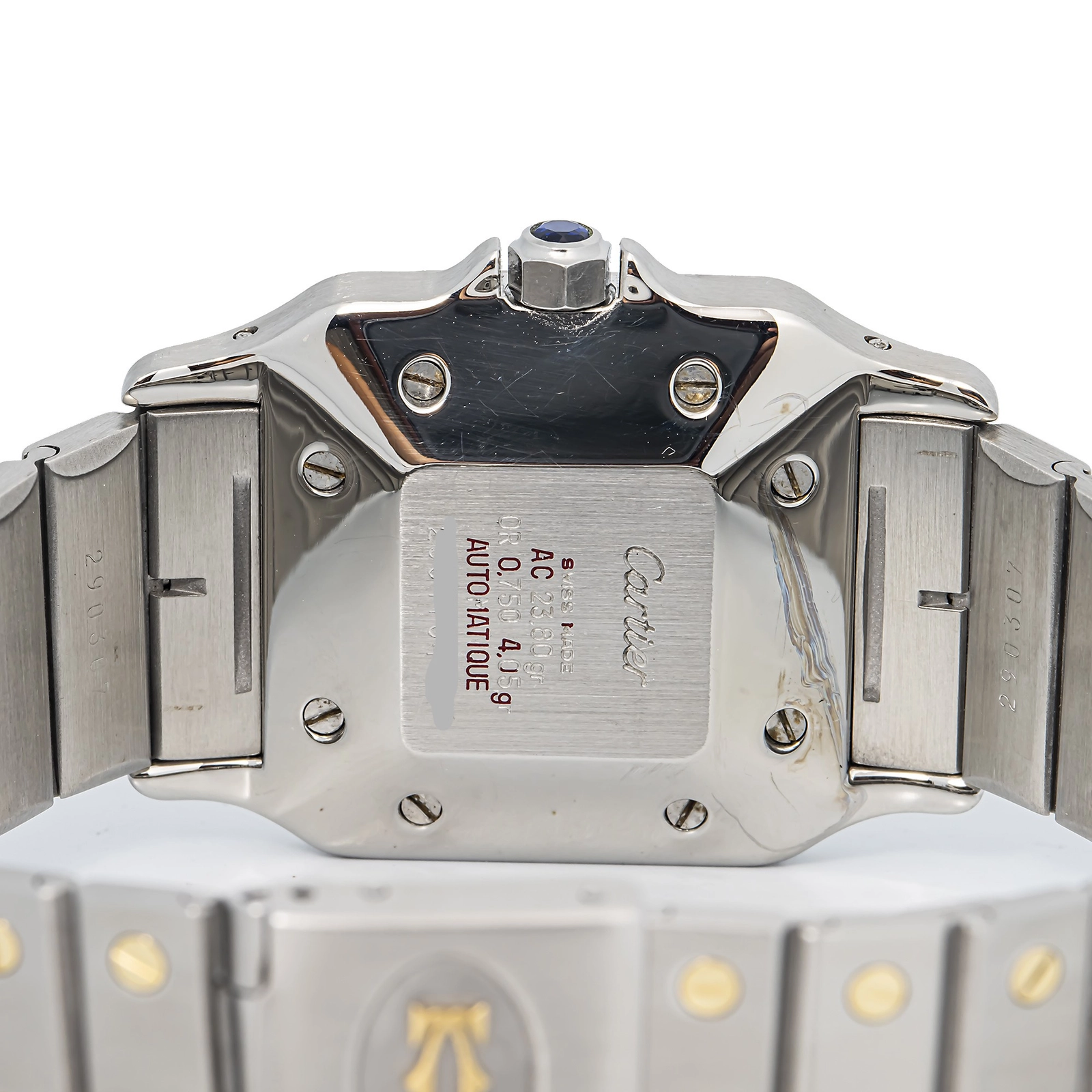 Cartier Santos Carree 2961 18k YG Two Tone 18k YG Two Tone Grey Automatic 29mm x 28mm — image 6