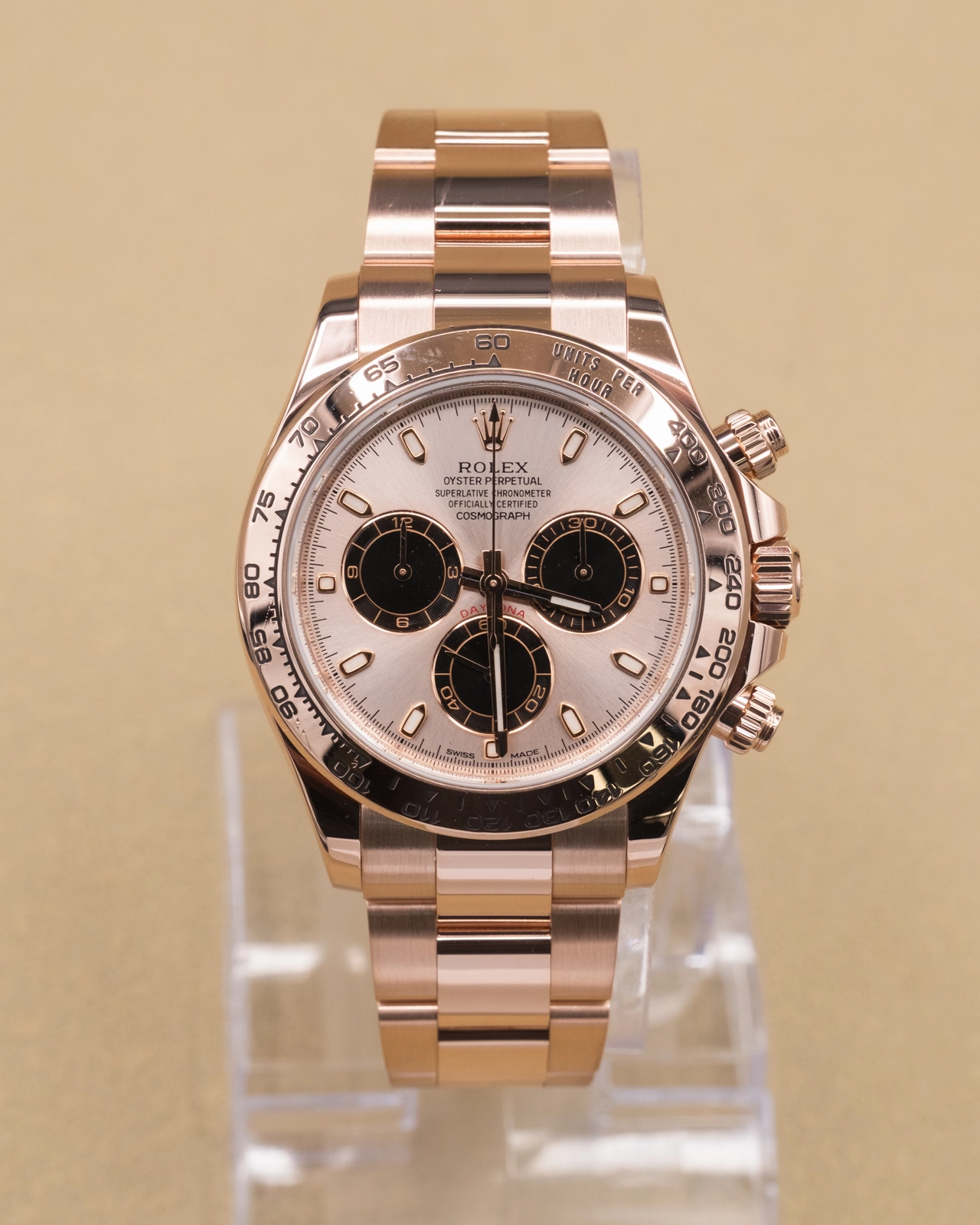 2021 Rolex Pink Index Dial Complete 116505