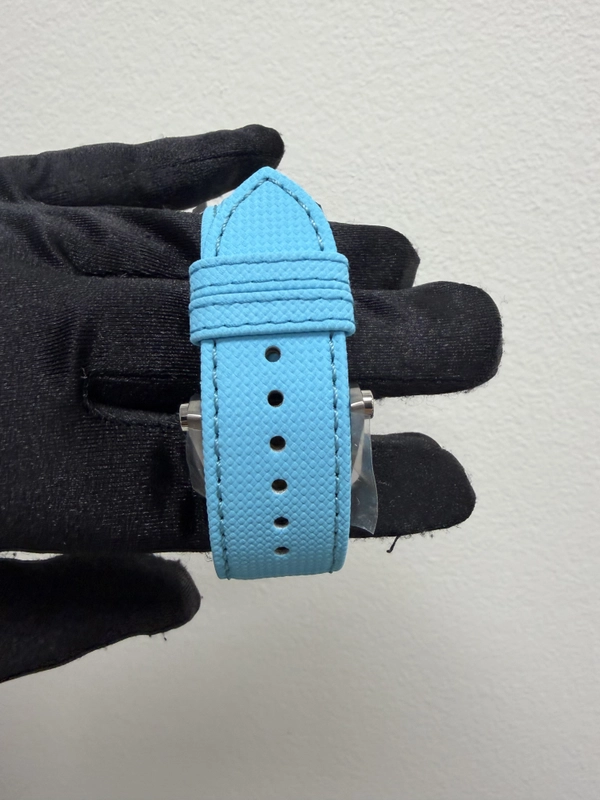 Breitling Avenger B01 Chronograph Turquoise Dial on Turquoise Leather Ref. SB0146101L1X1 Card 2026 view 3