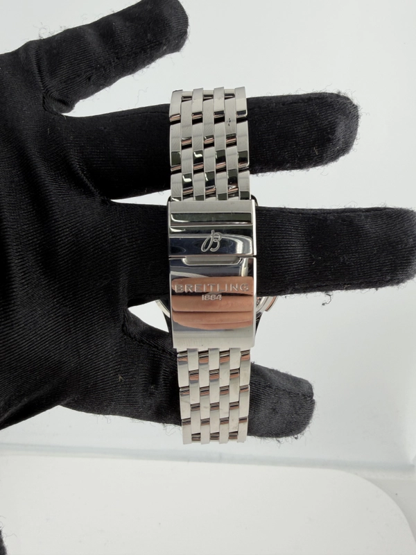 Breitling Premier B01 Green Dial on Bracelet Ref. AB0118 Card 2019 view 3