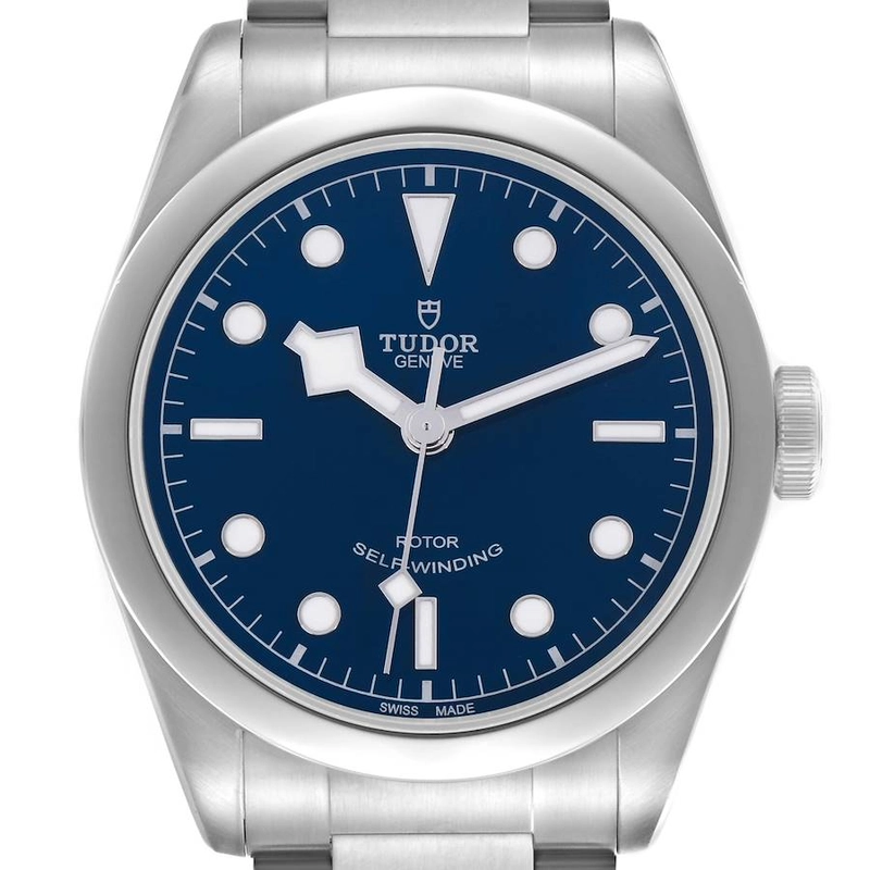 Tudor Black Bay Blue Dial on Stainless Steel Bracelet Ref. M79540-0004 with Box