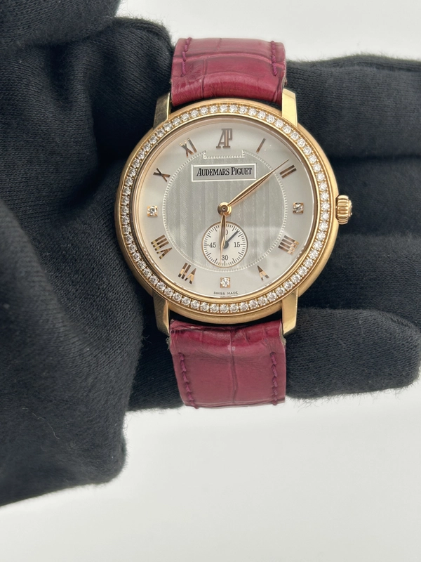 Audemars Piguet Jules Audemars Silver Dial on Am Leather Strap Ref. 151030R view 2