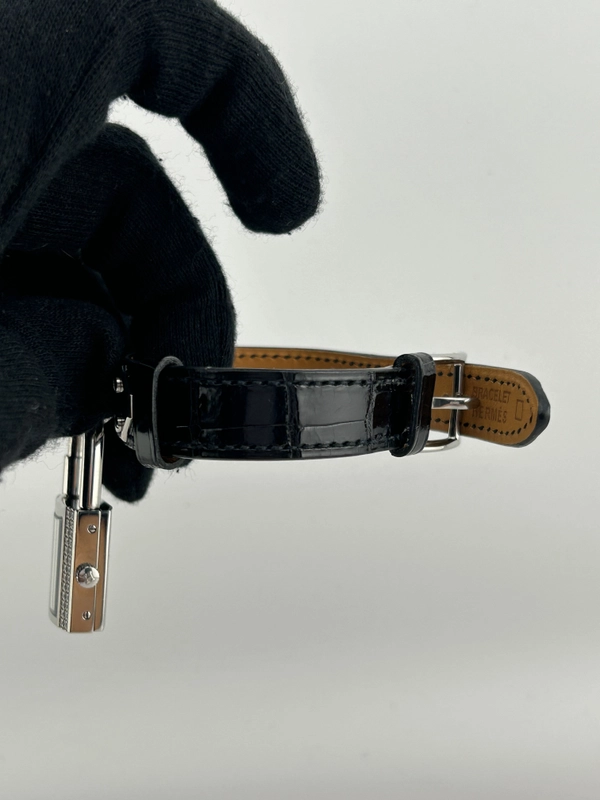 Hermes Kelly White Mop Dial on Leather Ref. KE1.232 view 5