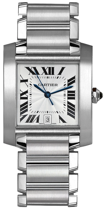 Cartier Tank Francaise Silver Dial on Bracelet Ref. W51002Q3 Complete 2000